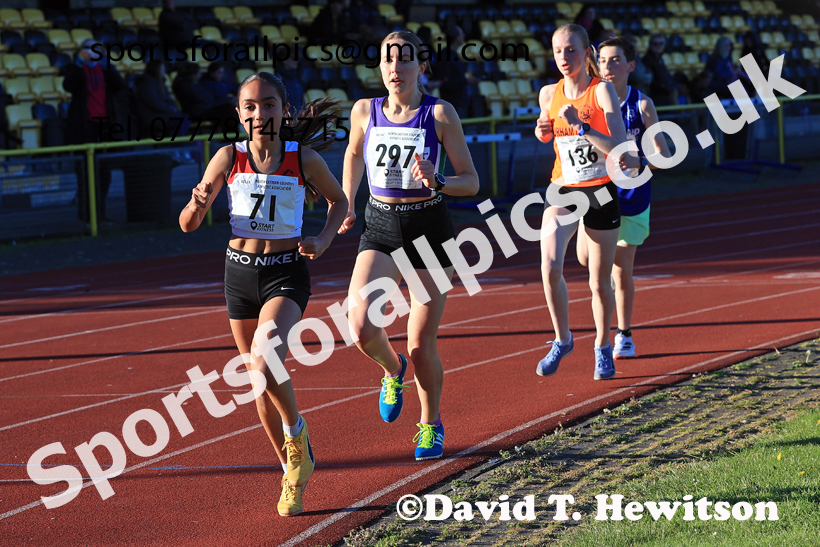 The 1500 metres, 2026 NEGP 1, Monkton Stadium. Photo: David T. Hewitson/Sports for All Pics